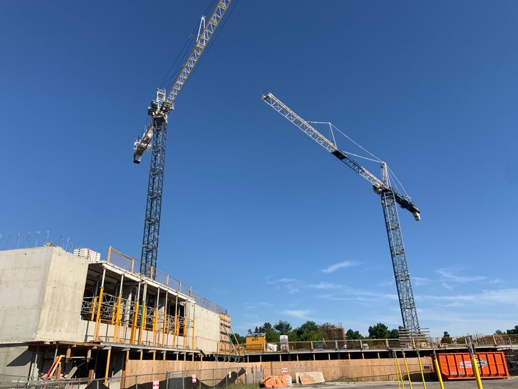 Blade Condos high-rise formwork project in Brampton