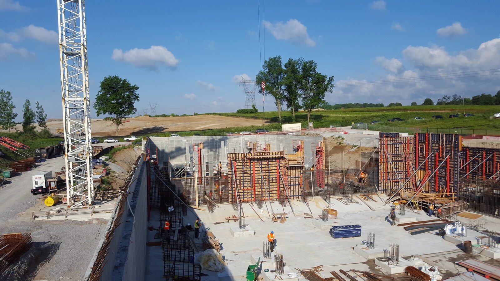 Brock Reservoir civil infrastructure project in Pickering